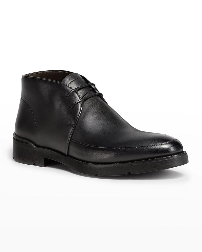 商品Zegna|Men's Smooth Calfskin Chukka Boots,价格¥3004,第2张图片详细描述