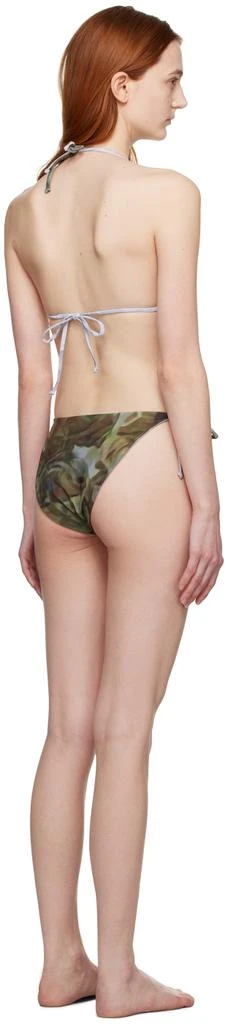 商品Serapis|Brown & Green Bags Reversible Bikini,价格¥717,第3张图片详细描述