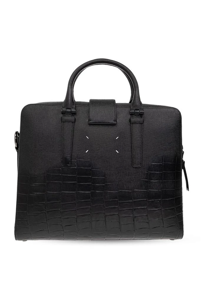 商品MAISON MARGIELA|Maison Margiela Logo Printed Embossed Briefcase,价格¥13998,第2张图片详细描述