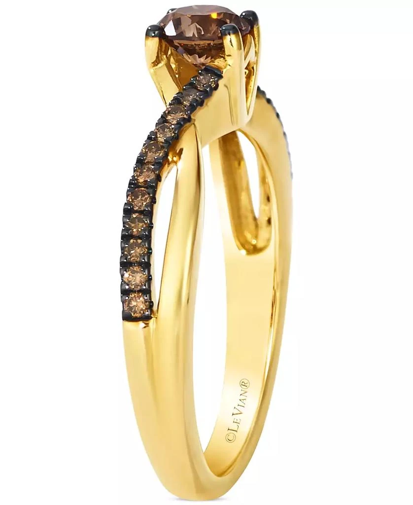 商品Le Vian|Chocolatier Chocolate Diamond Ring (5/8 ct. t.w.) in 14k Honey Gold,价格¥11959,第3张图片详细描述