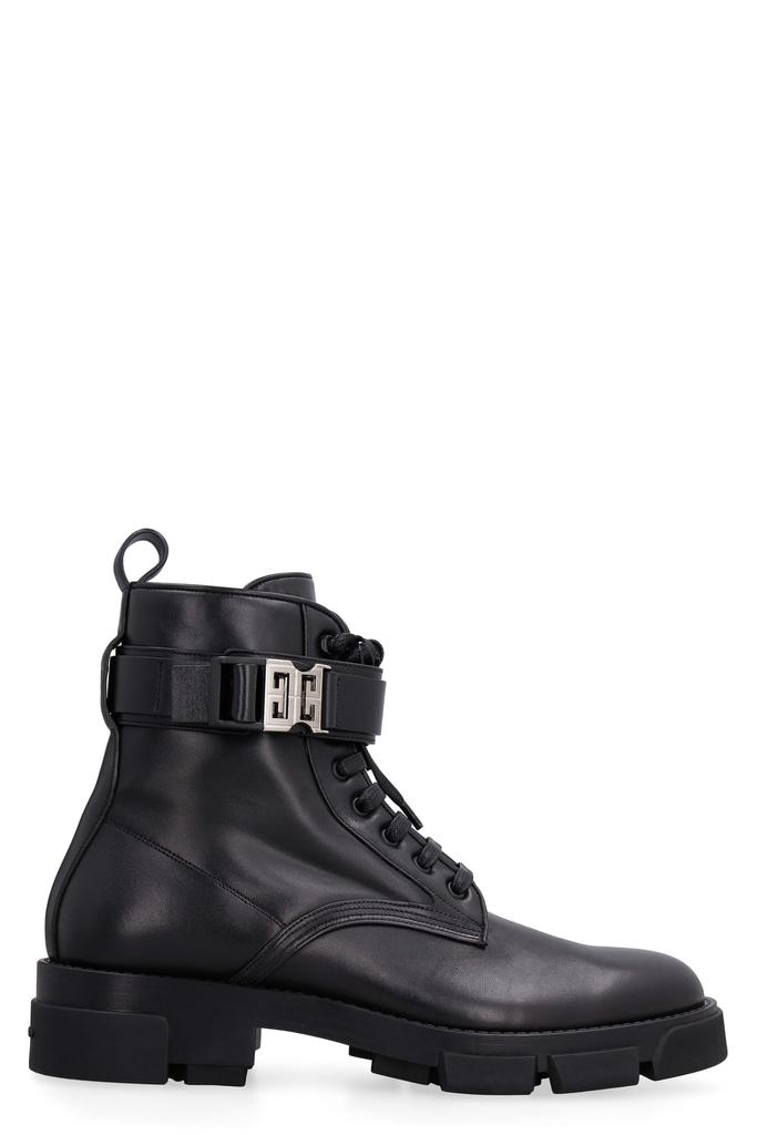 Givenchy Terra Leather Ankle Boots商品第1张图片规格展示