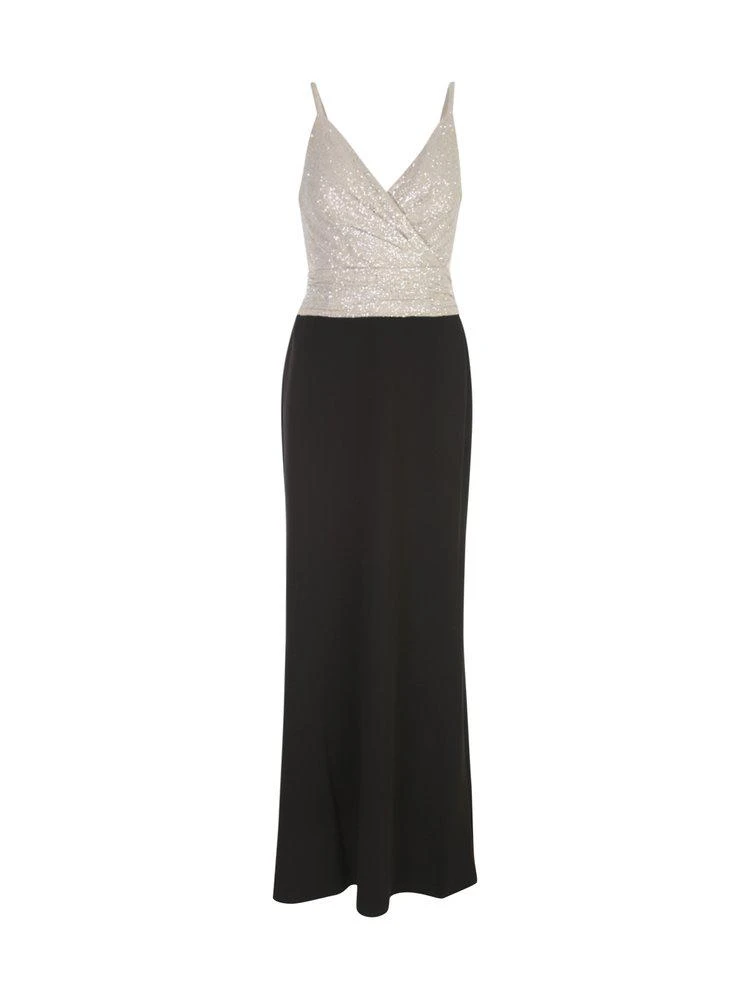 商品Ralph Lauren|Lauren Ralph Lauren Two-Tone Embellished Sleeveless Dress,价格¥2293,第1张图片