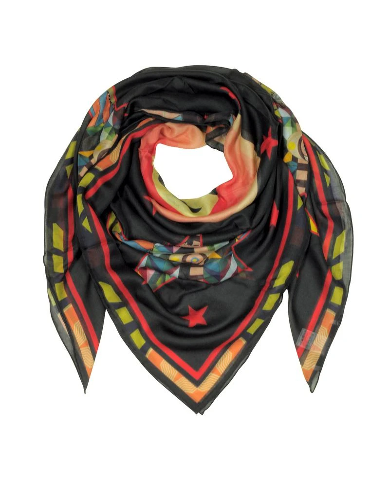 商品Givenchy|莫代尔丝绸星星印花围巾,价格¥1395,第1张图片