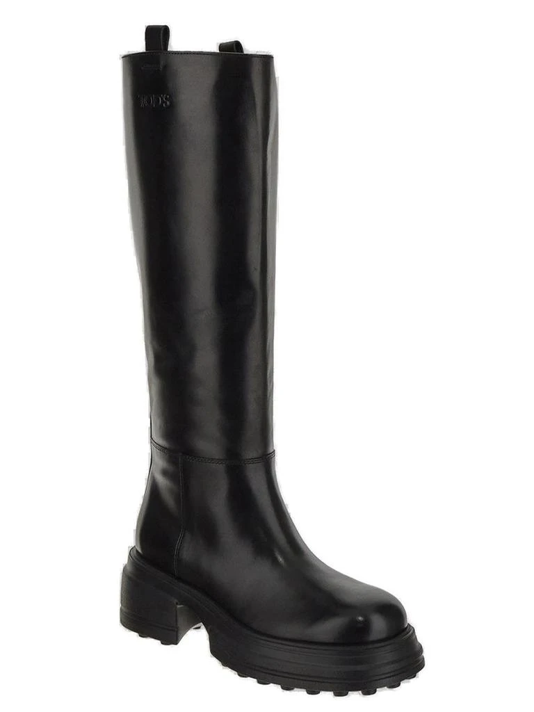 商品Tod's|Tod's Logo Embossed Knee-Length Boots,价格¥5116,第2张图片详细描述