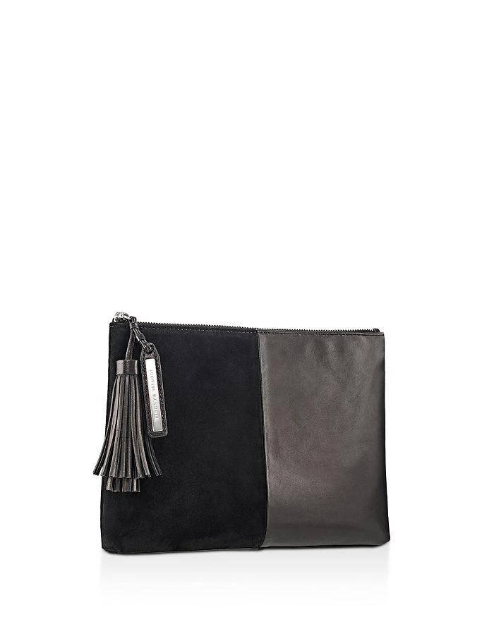 商品Loeffler Randall|Tassel Suede and Leather Clutch,价格¥1083,第2张图片详细描述