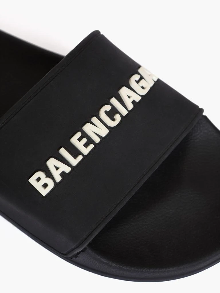 商品Balenciaga|3D-logo rubber slides,价格¥3265,第2张图片详细描述