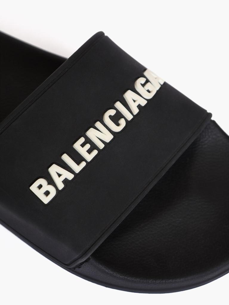 商品Balenciaga|3D-logo rubber slides,价格¥2584,第4张图片详细描述