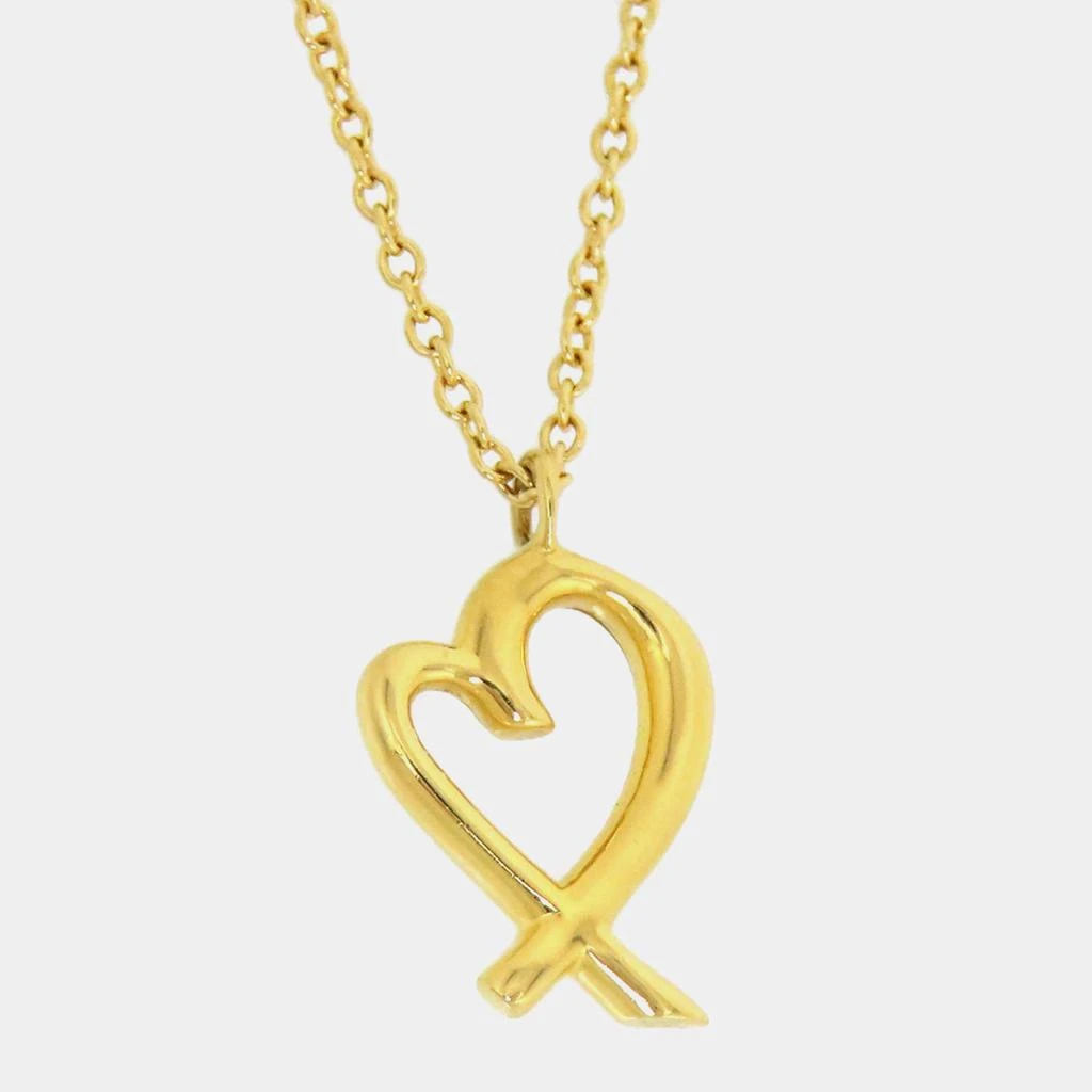 商品[二手商品] Tiffany & Co.|Tiffany & Co Gold Metal 18K Paloma Picasso Loving Heart Necklace,价格¥5995,第2张图片详细描述