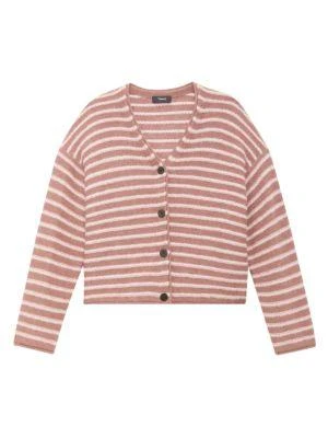 商品Theory|Striped Boxy Cardigan,价格¥1045,第1张图片