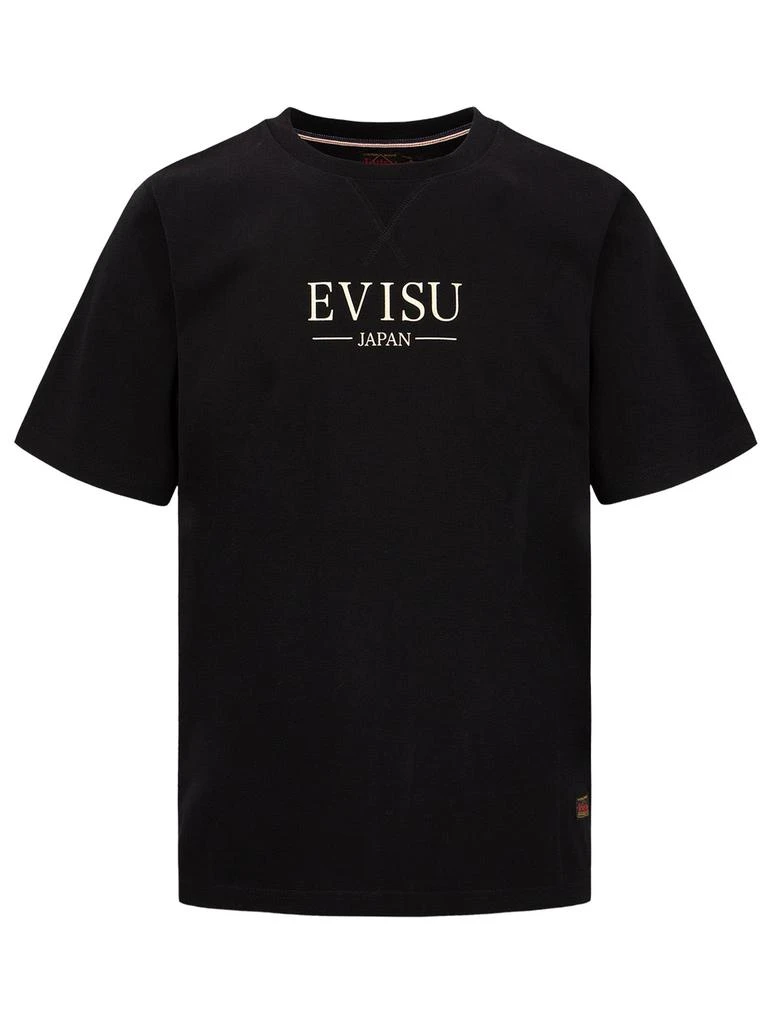 商品Evisu|Evisu Black Cotton T-shirt,价格¥1107,第1张图片