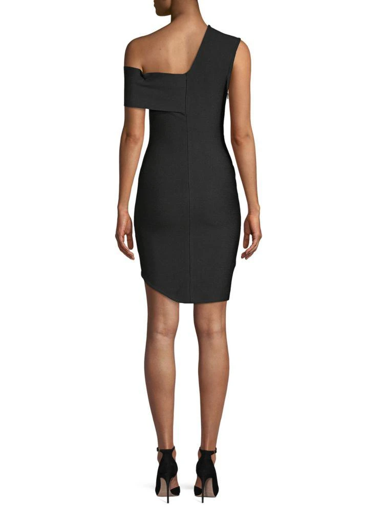 商品FEW MODA|Asymmetrical Bodycon Dress,价格¥277,第2张图片详细描述