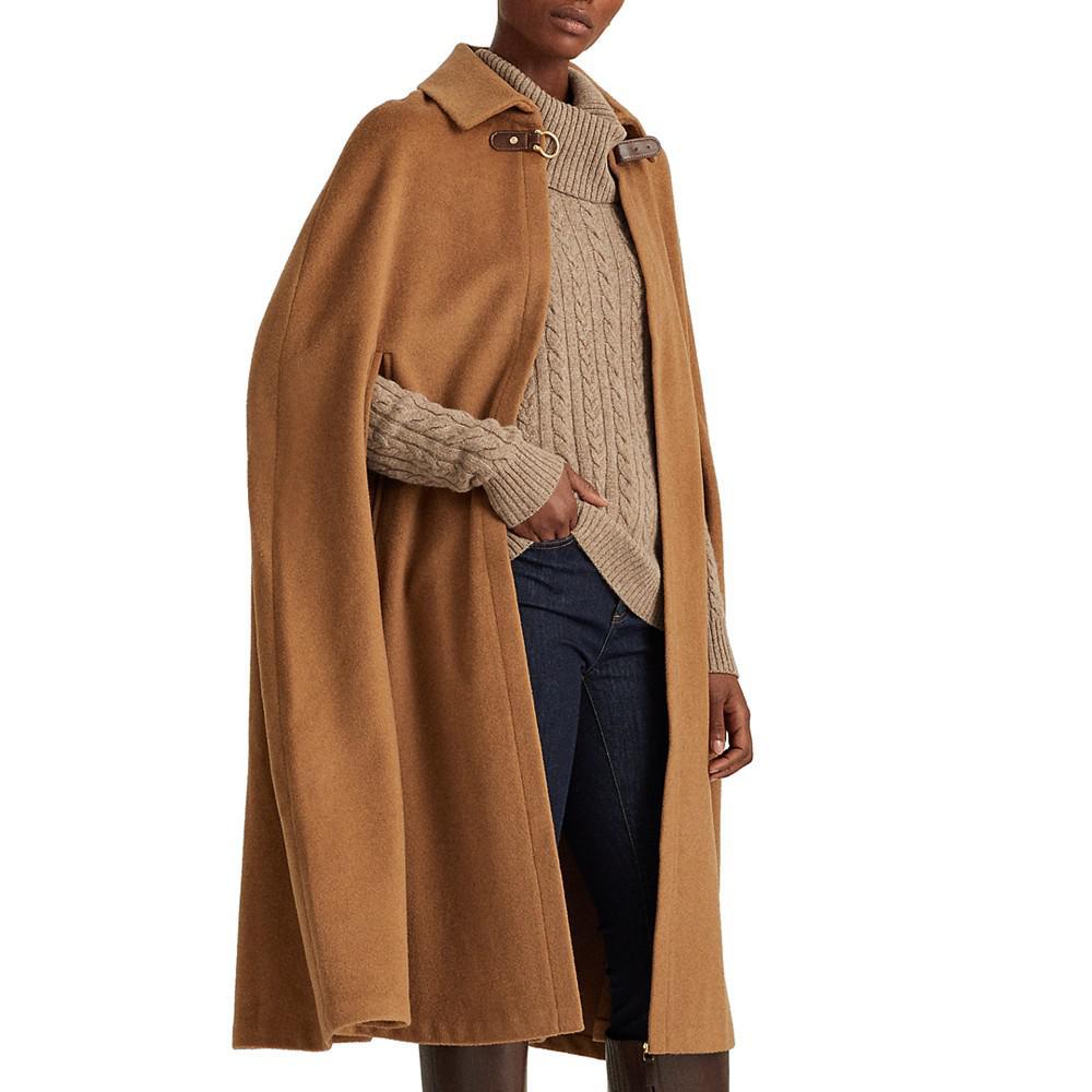 商品Ralph Lauren|Women's Wool-Blend Cape,价格¥2280,第5张图片详细描述