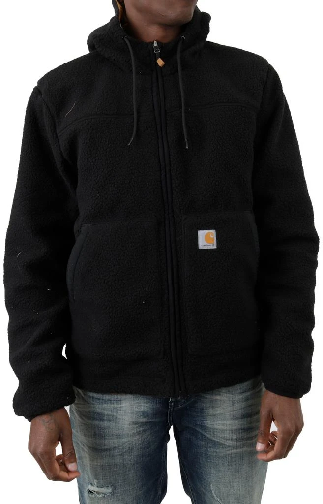 商品Carhartt|(104992) Rain Defender Relaxed Fit Fleece Reversible Jacket - Black/Carhartt Brown,价格¥763,第1张图片