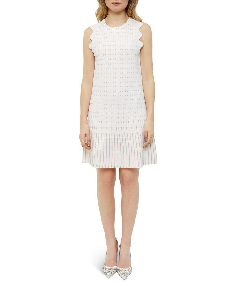 商品Ted Baker London|Flippy Metallic Jacquard Dress,价格¥1251,第1张图片