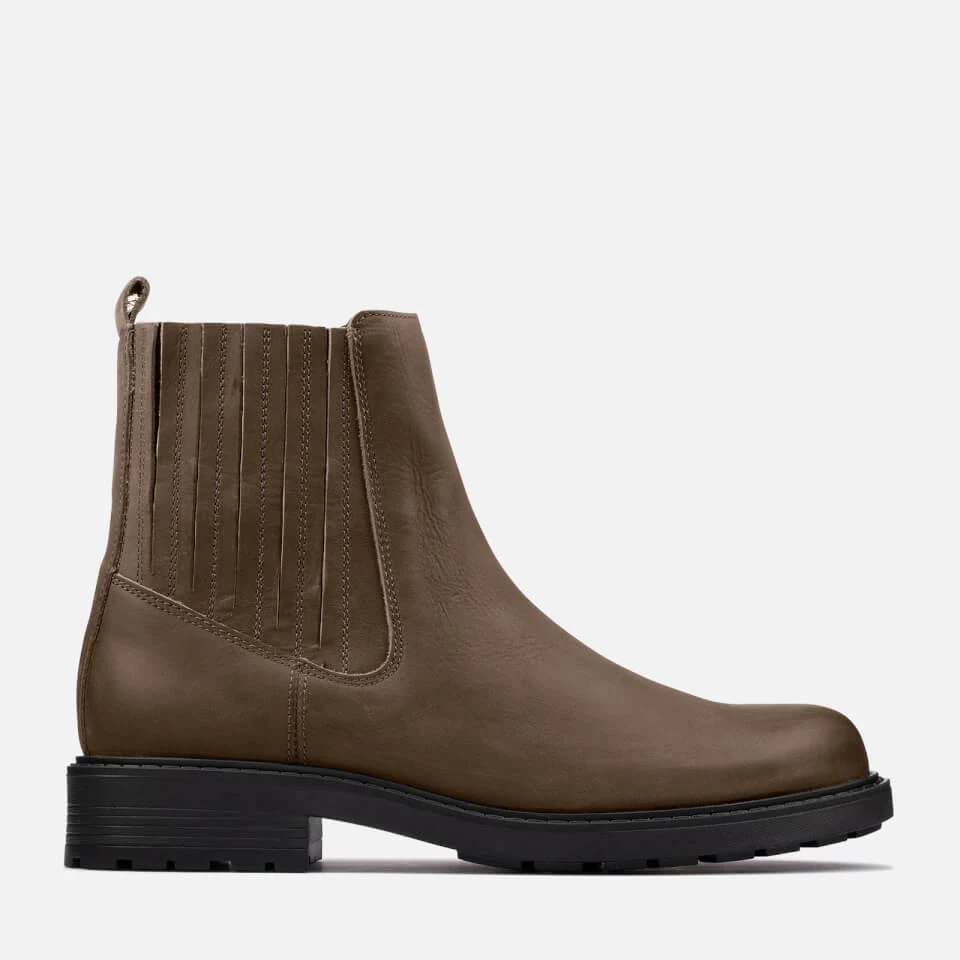 商品Clarks|CLARKS ORINOCO 2 MID-LENGTH LEATHER CHELSEA BOOTS,价格¥516,第1张图片