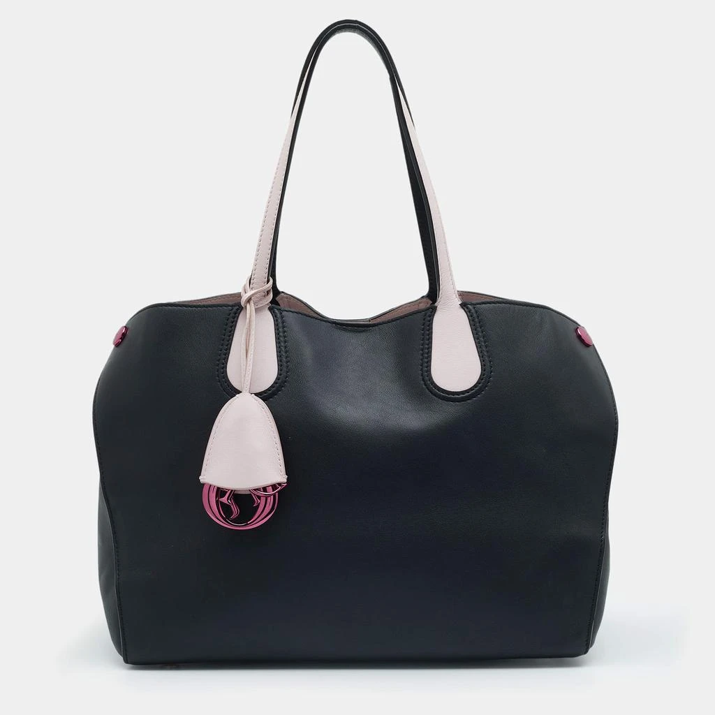 商品[二手商品] Dior|Dior Black/Pink Leather Addict Shopping Tote,价格¥3355,第1张图片