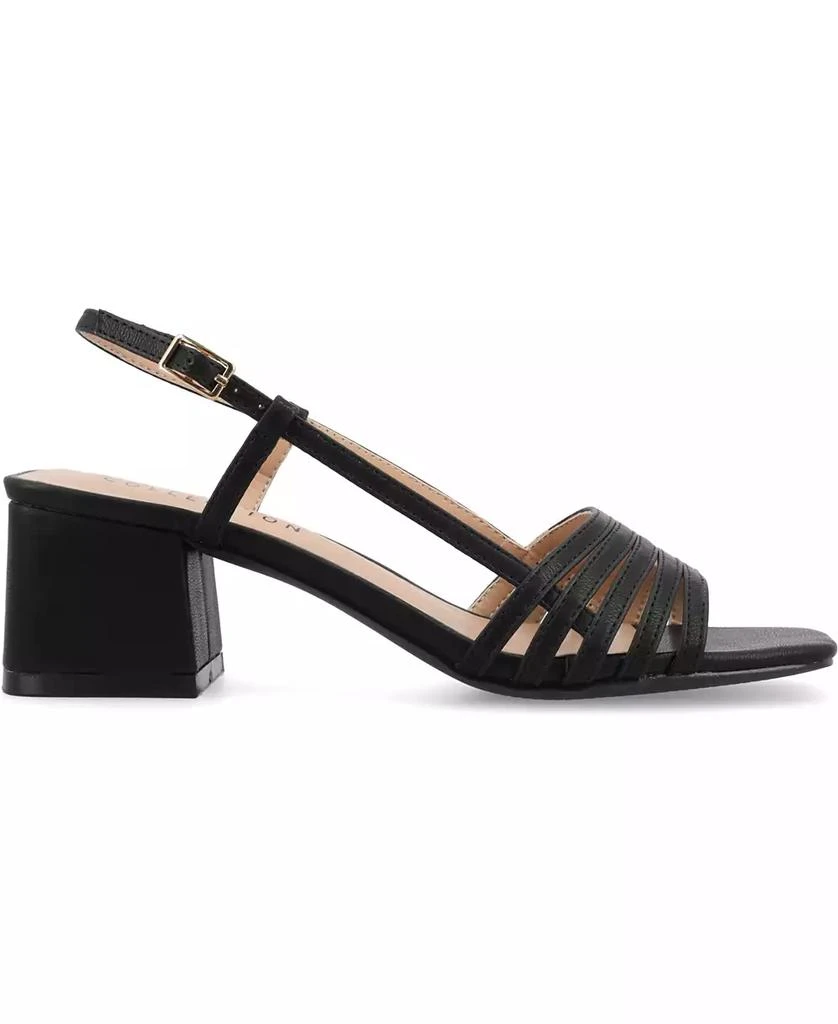 商品Journee Collection|Women's Shayana Slingback Block Heel Sandals,价格¥480,第2张图片详细描述