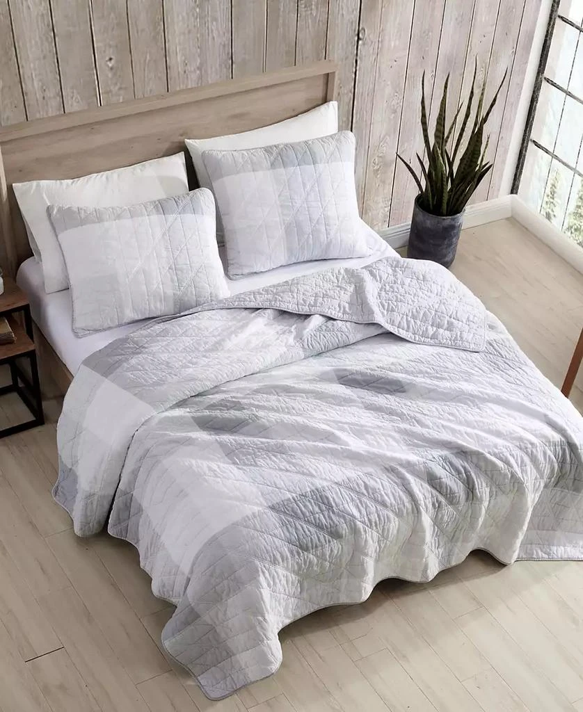 Boulder Plaid Reversible 3-Pc. Quilt Set 商品