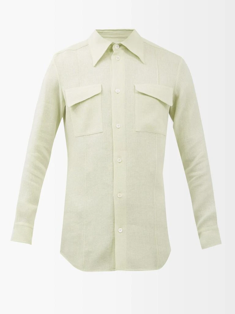 商品Namacheko|Han linen-basketweave shirt,价格¥2077,第1张图片