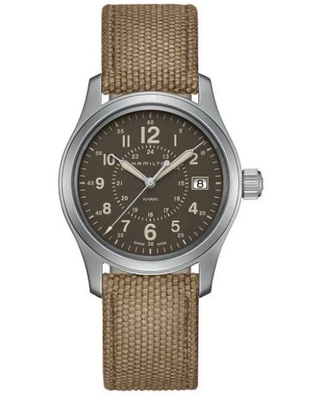 商品Hamilton|Hamilton Khaki Field Quartz 38mm Men's Watch H68201993,价格¥2687,第1张图片