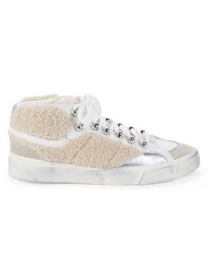 商品Marc Fisher|Merin Faux Fur Trim Sneakers,价格¥256,第1张图片