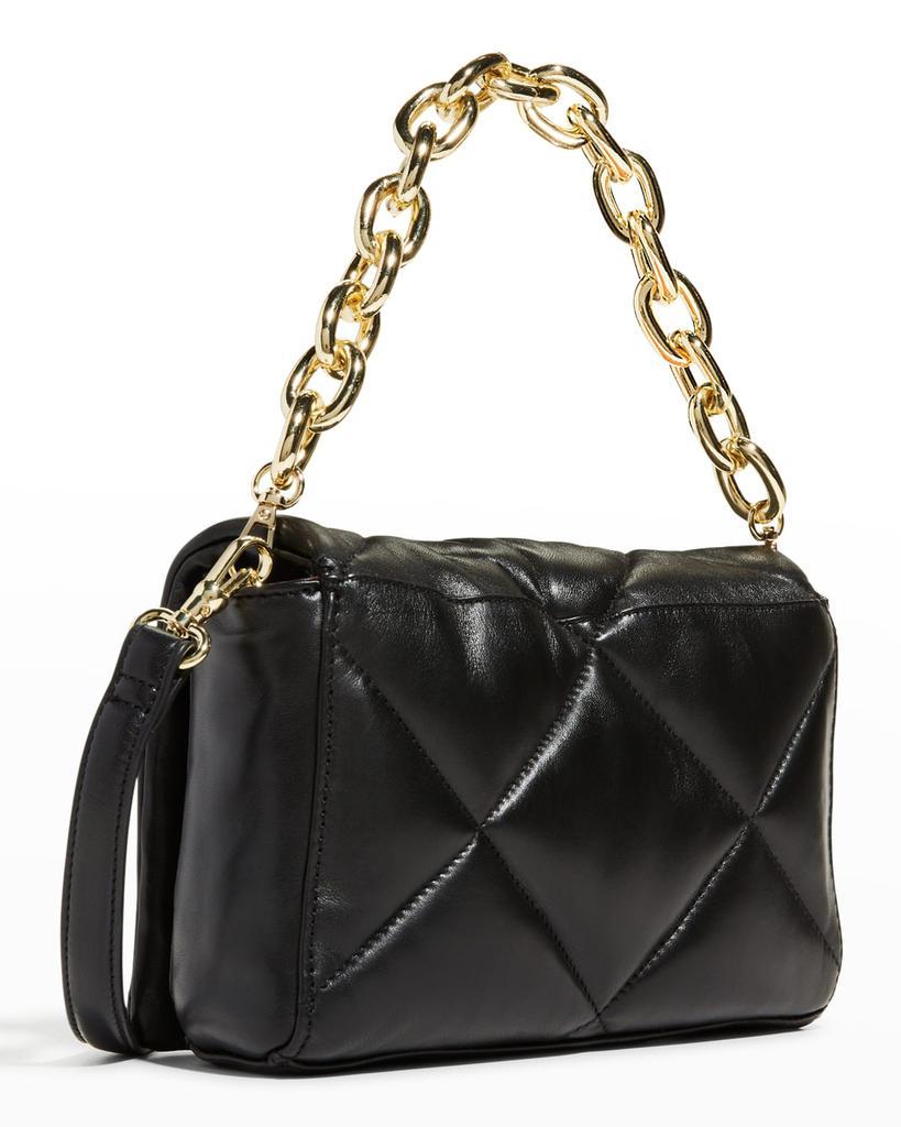 商品STAND STUDIO|Brynn Quilted Leather Chain Shoulder Bag,价格¥2819,第6张图片详细描述