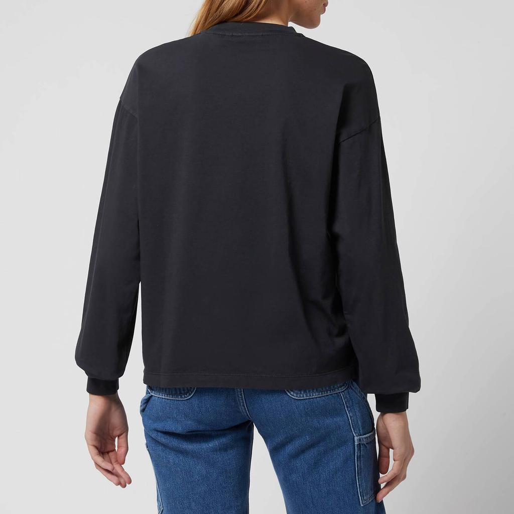 商品Carhartt|Carhartt WIP Women's Long Sleeve Nelson T-Shirt - Black,价格¥279,第4张图片详细描述