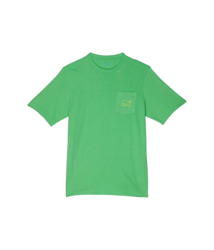 商品Vineyard Vines|Short Sleeve Glow Vintage Whale Pocket Tee (Toddler/Little Kids/Big Kids),价格¥99,第1张图片