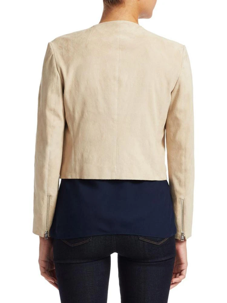 商品Theory|Morene Stretch Suede Jacket,价格¥5321,第2张图片详细描述