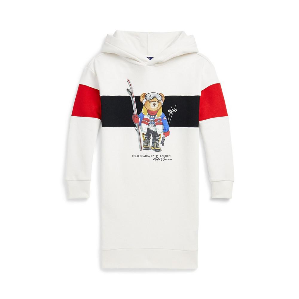 Big Girls Polo Bear Fleece Hoodie Dress商品第1张图片规格展示