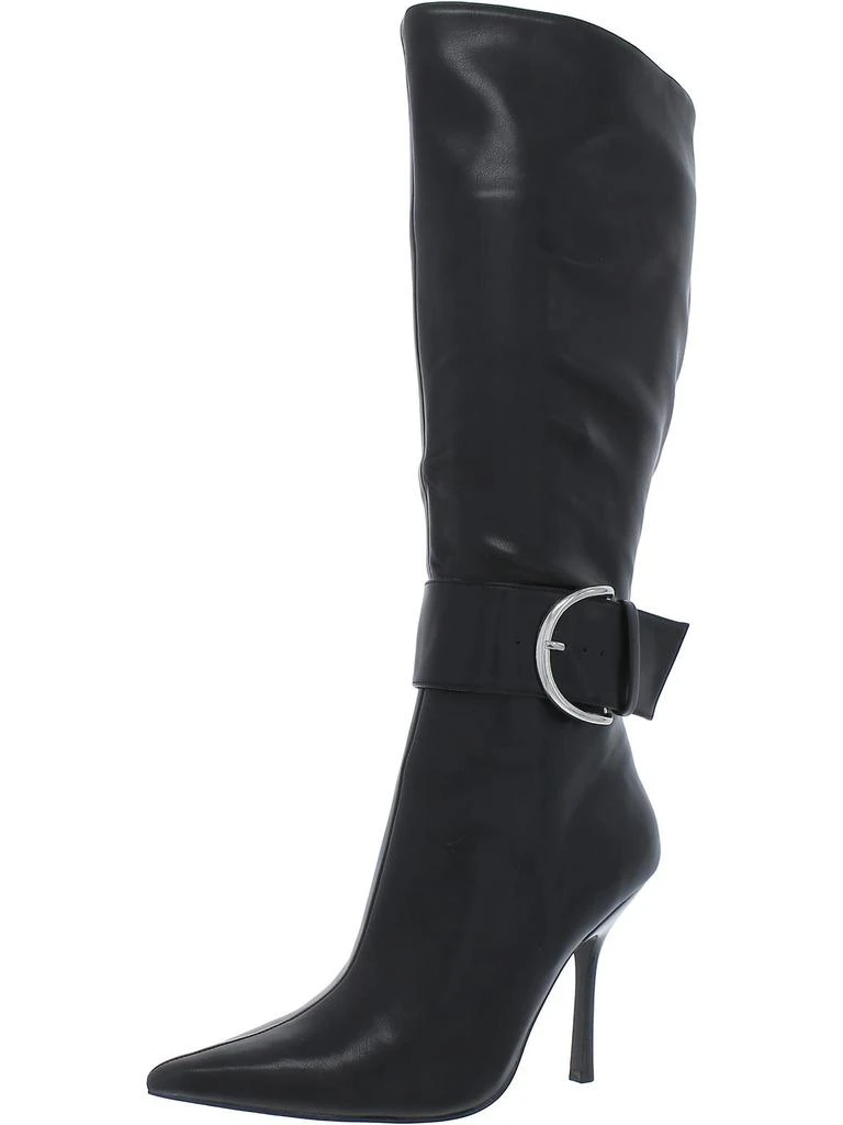 商品Steve Madden|Priyanka Womens Faux Leather Tall Knee-High Boots,价格¥517,第1张图片