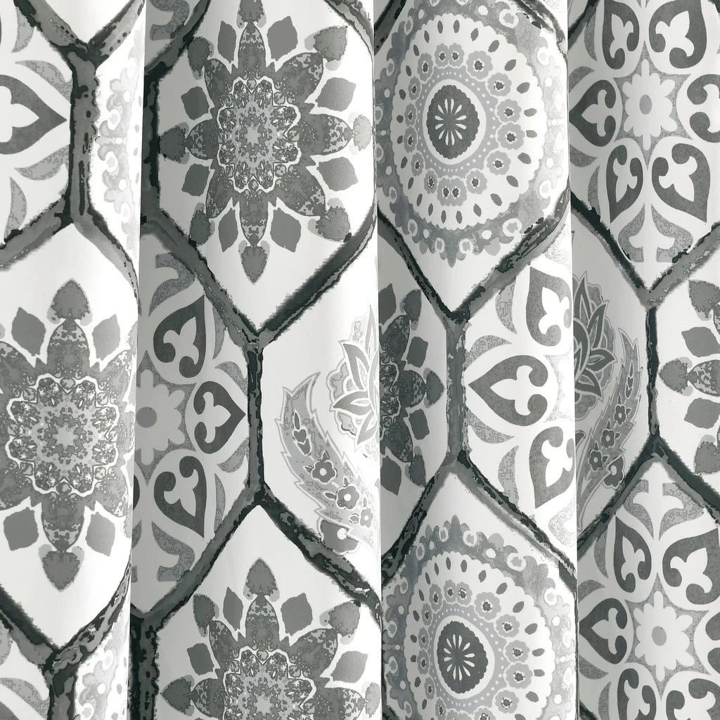 商品Lush Decor|Marvel Light Filtering Window Curtain Gray 52X84 Set,价格¥622,第3张图片详细描述