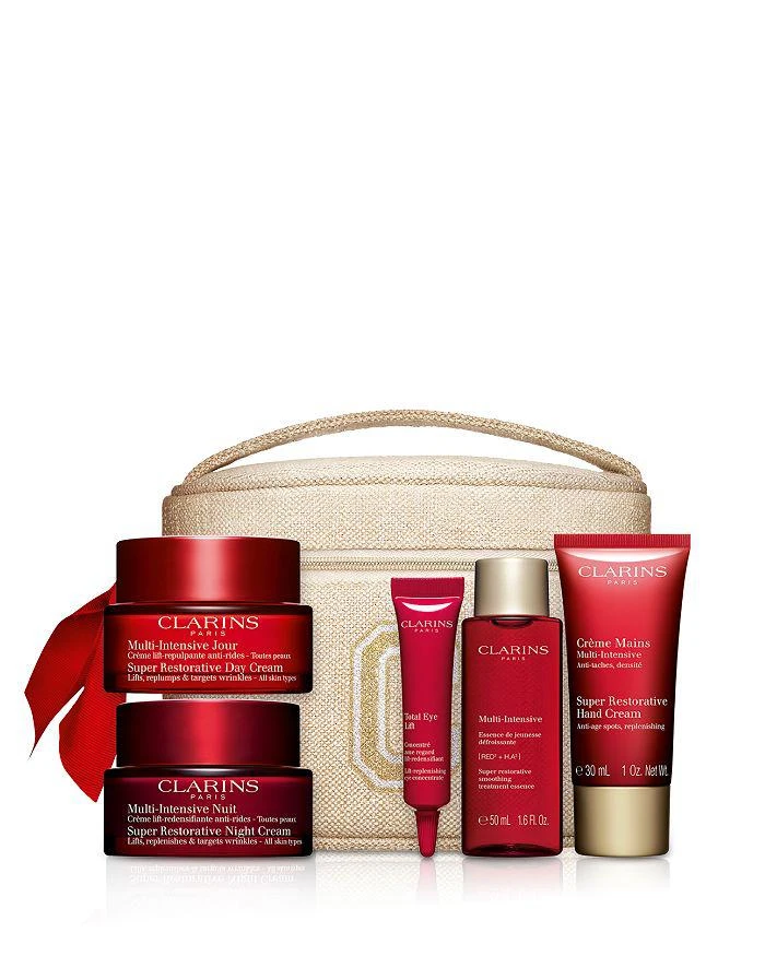 商品Clarins|Super Restorative Luxury Skincare Set ($360 value),价格¥1911,第1张图片