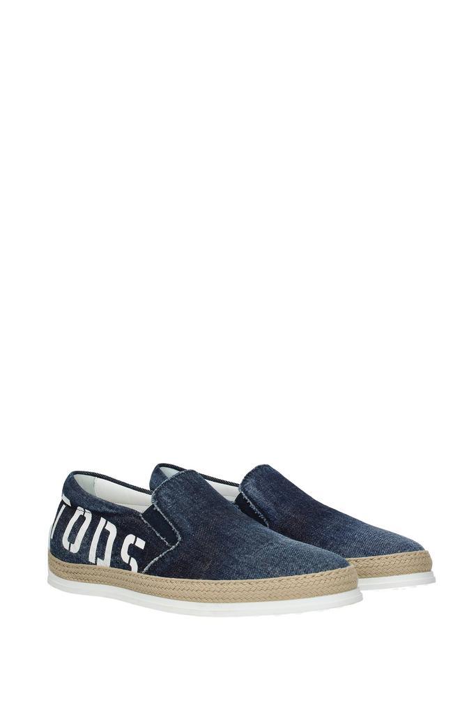 商品Tod's|Slip On Fabric Blue,价格¥1298,第4张图片详细描述