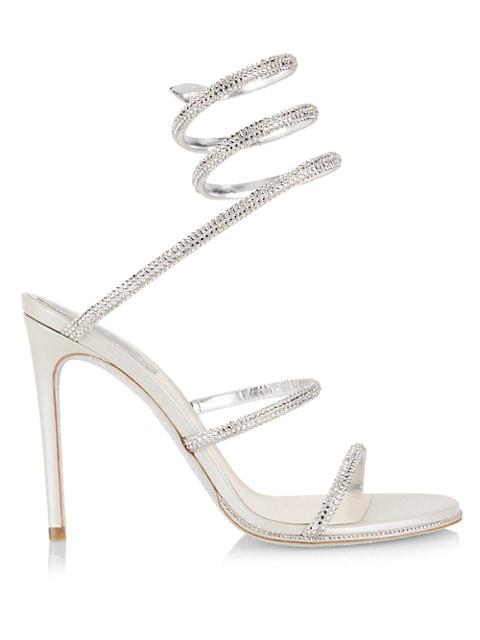 Cleo Crystal-Embellished Wrap Sandals商品第1张图片规格展示