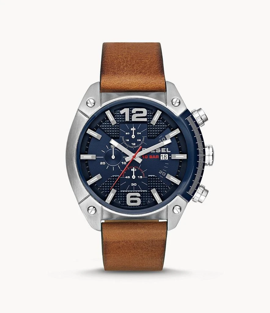 商品Diesel|Diesel Men's Overflow Chronograph, Stainless Steel Watch,价格¥831,第1张图片