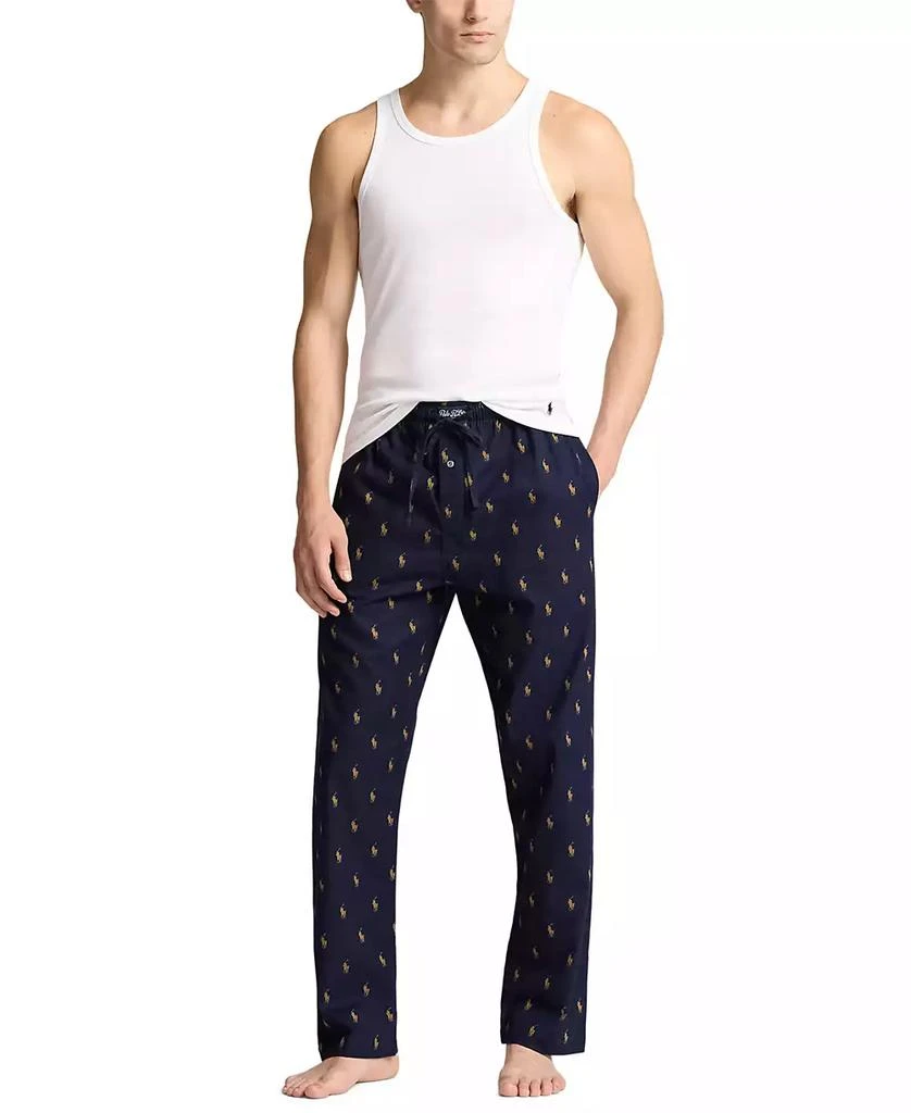 商品Ralph Lauren|Men's Flannel Pony-Print Pajama Pants,价格¥247,第3张图片详细描述