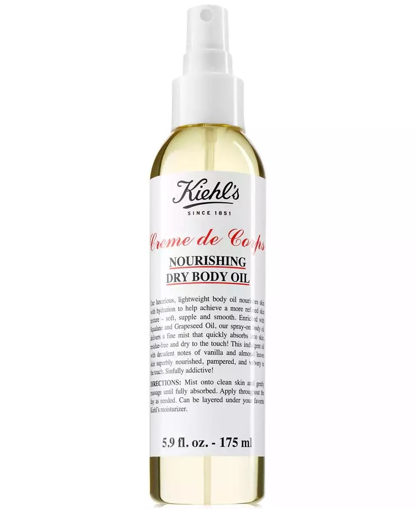 商品Kiehl's|Creme de Corps Nourishing Dry Body Oil, 5.9-oz.,价格¥326,第1张图片