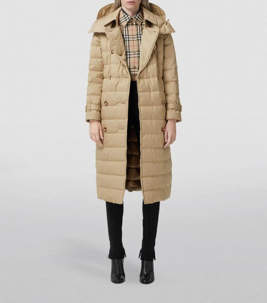 商品Burberry|Down-Filled Cotton Gabardine Puffer Coat,价格¥25477,第3张图片详细描述