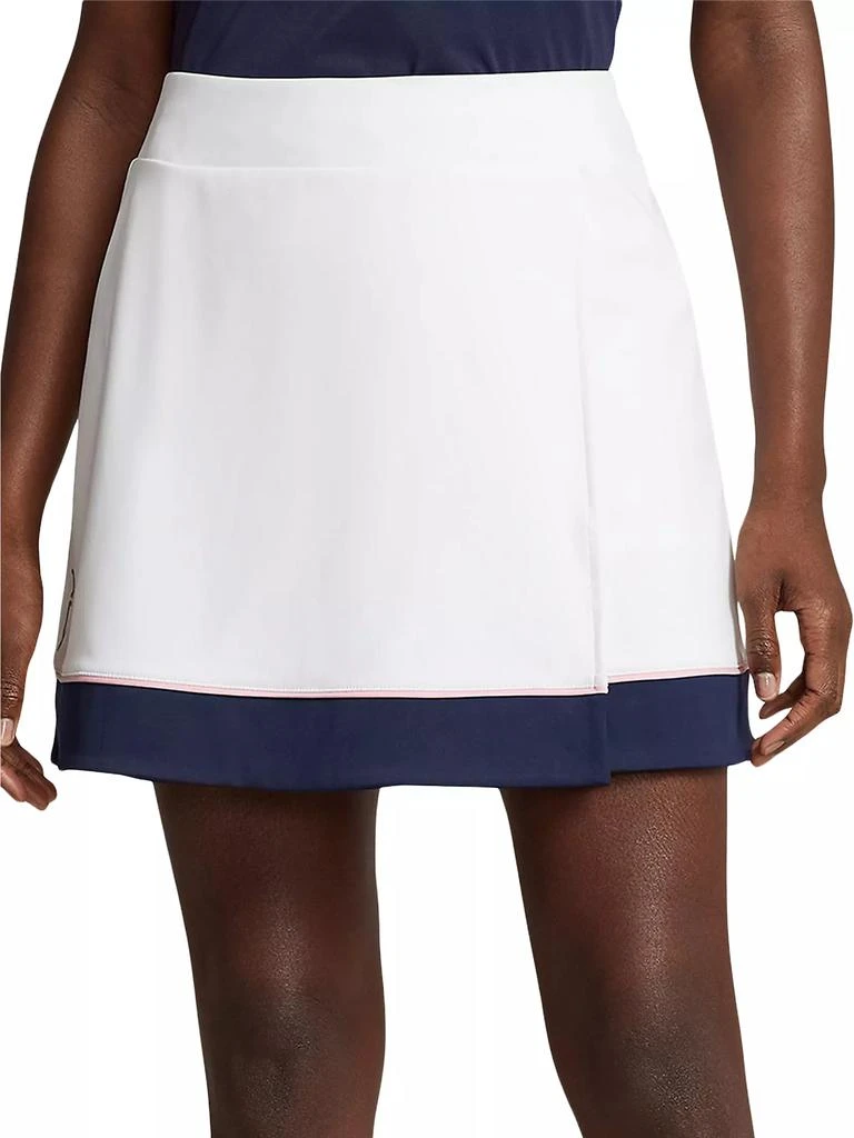 商品Ralph Lauren|Interlock Faux-Wrap Skort,价格¥1110,第3张图片详细描述