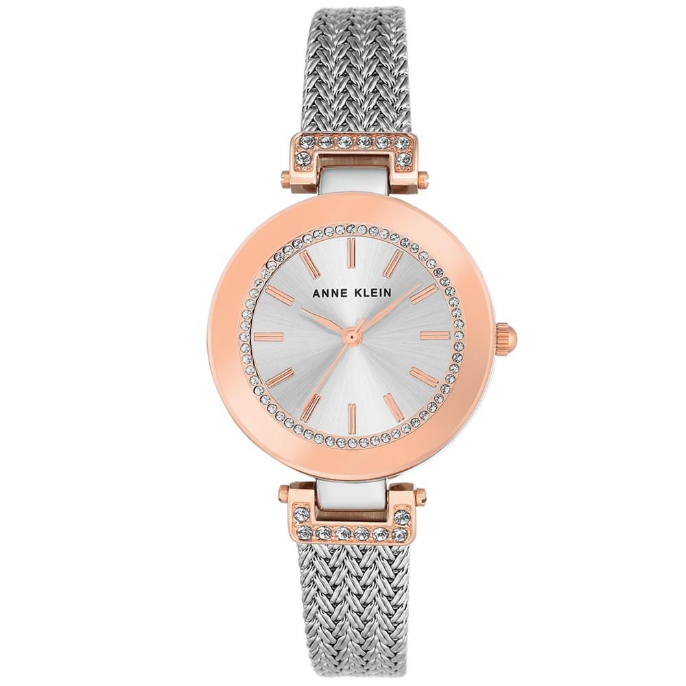 Women's Stainless Steel Mesh Bracelet Watch 30mm商品第1张图片规格展示