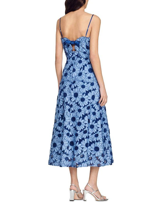 商品Sandro|Fiby Floral Midi Dress,价格¥1953,第3张图片详细描述