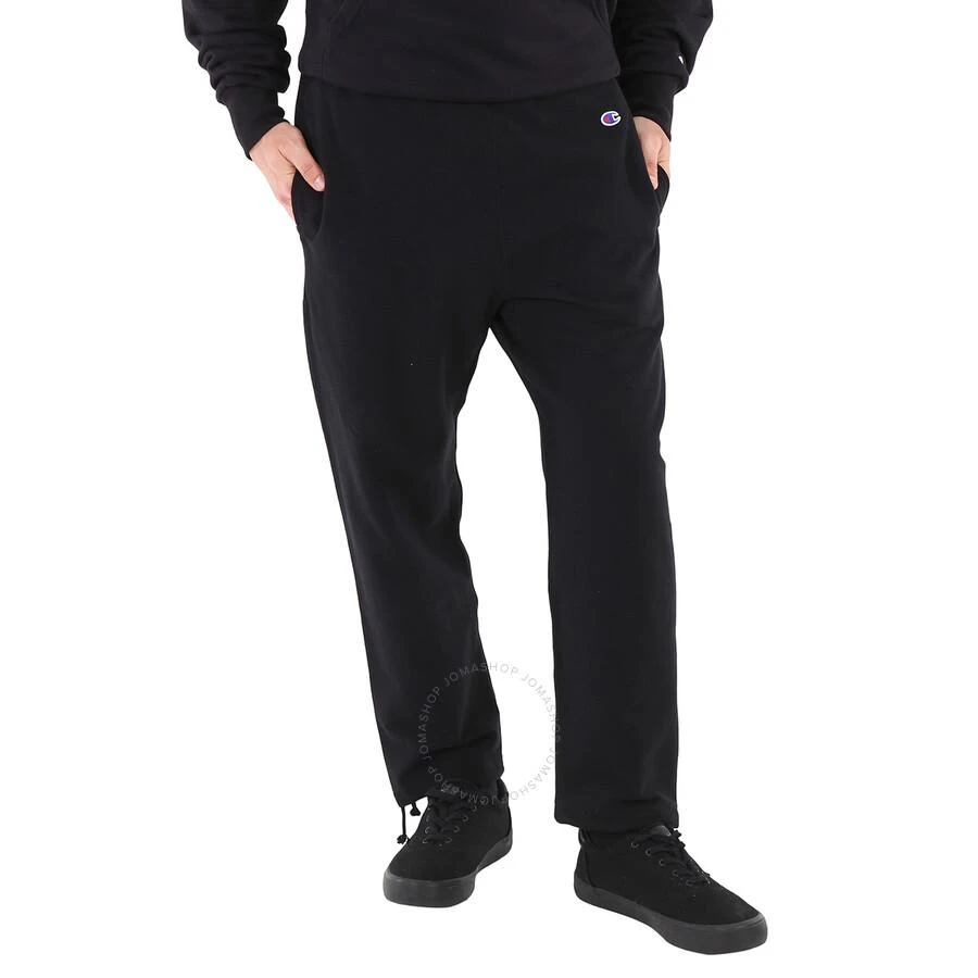 商品CHAMPION|Black Cotton Logo Long Sweatpants,价格¥160,第1张图片