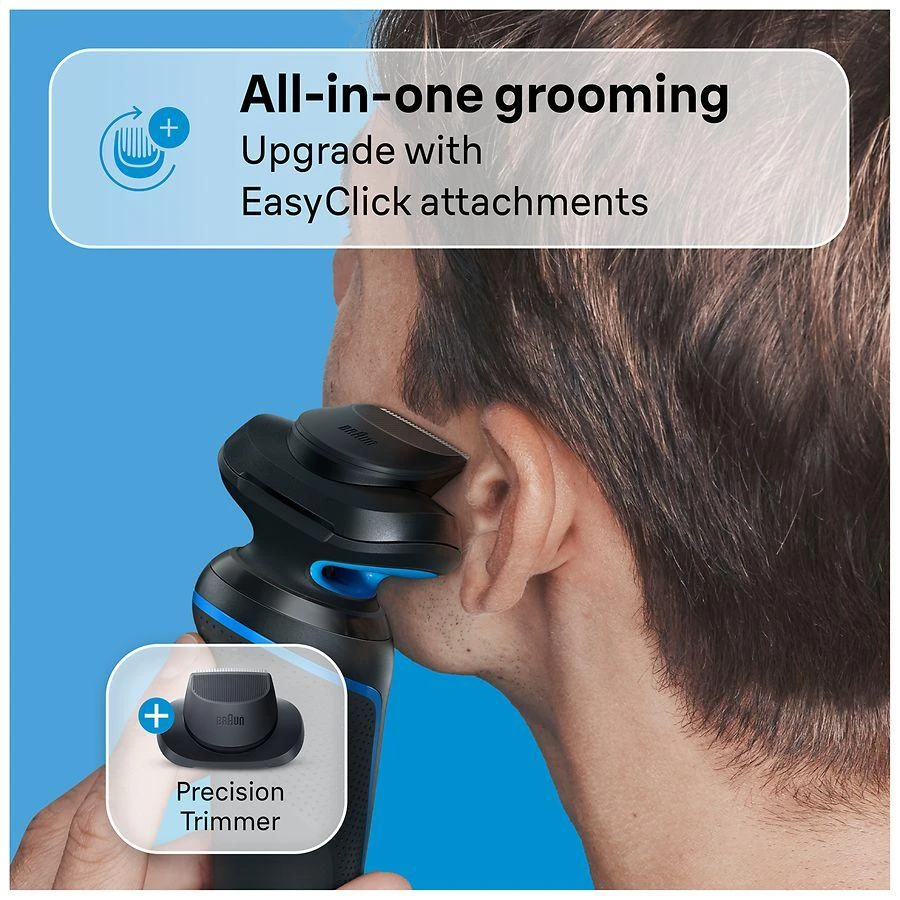 商品Braun|Series 5 5118s, Electric Shaver with Precision Trimmer,价格¥734,第5张图片详细描述
