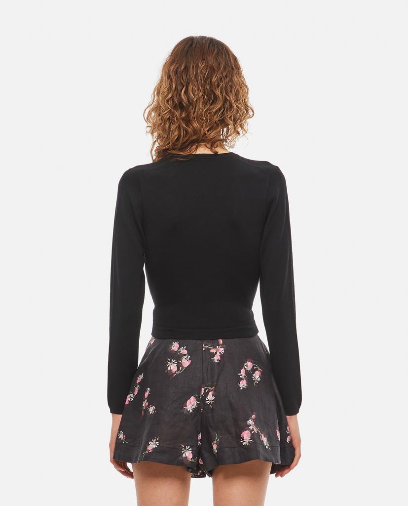 RHYTHMIC MERINO WOOL WRAP TOP商品第3张图片规格展示