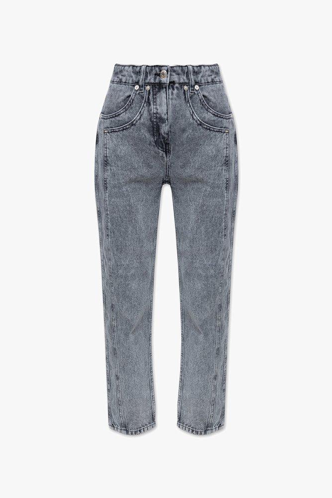 Iro Souana Straight-Cut High-Waist Jeans商品第1张图片规格展示