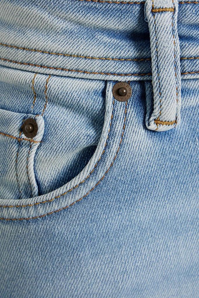 Faded high-rise skinny jeans商品第4张图片规格展示