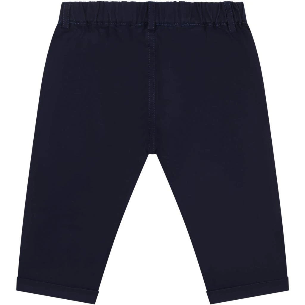 商品Moschino|Blue Trousers For Baby Boy With Teddy Bear And Logo,价格¥976,第2张图片详细描述