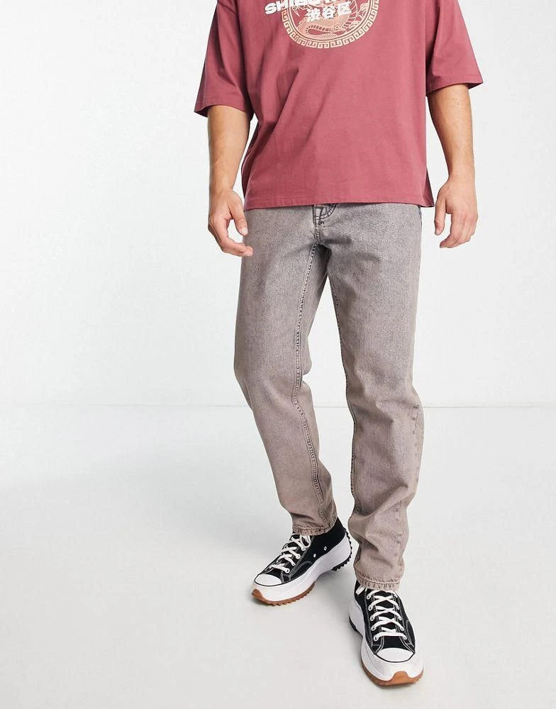 商品Topman|Topman relaxed jeans in pink tint,价格¥159,第1张图片