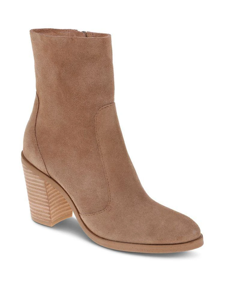 商品Splendid|Women's Roselyn II Suede Block Heel Booties,价格¥628,第1张图片